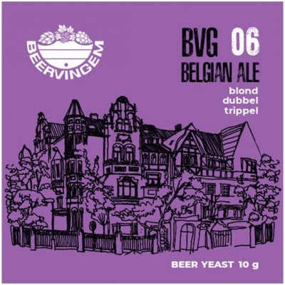 Дрожжи Beervingem для бельгийского пива "Belgian Ale BVG-06", 10 г